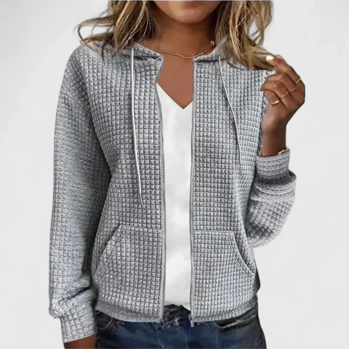 Elyssiah | Elegant Jacket Gray