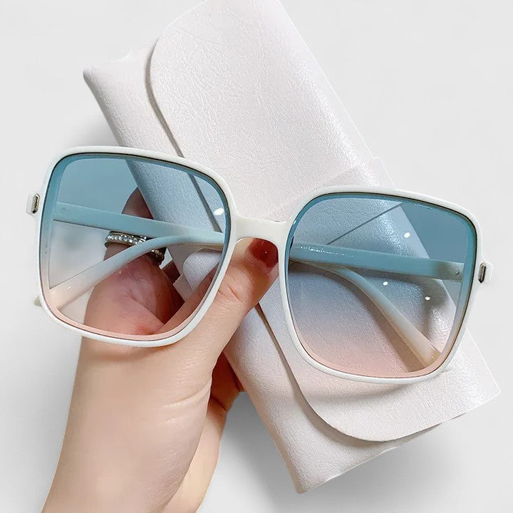 Emalynn | Elegant Sunglasses White