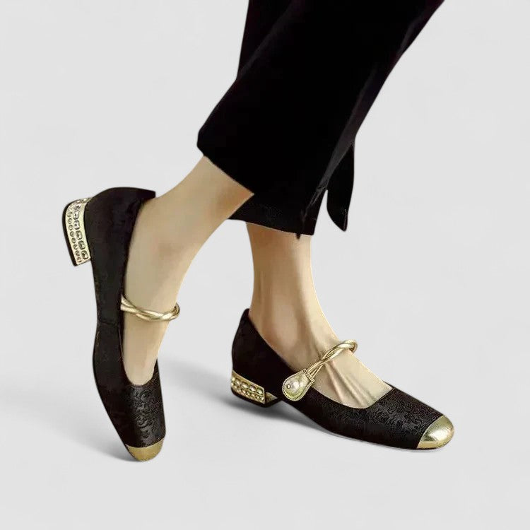 Chrystahh | Orthopedic Mary Jane Shoes Black