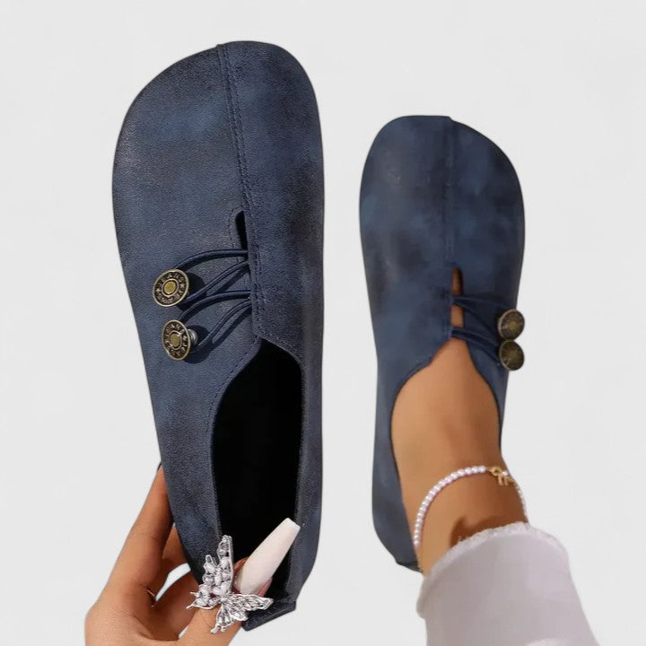 Kyline | Elegant Loafers Navy Blue