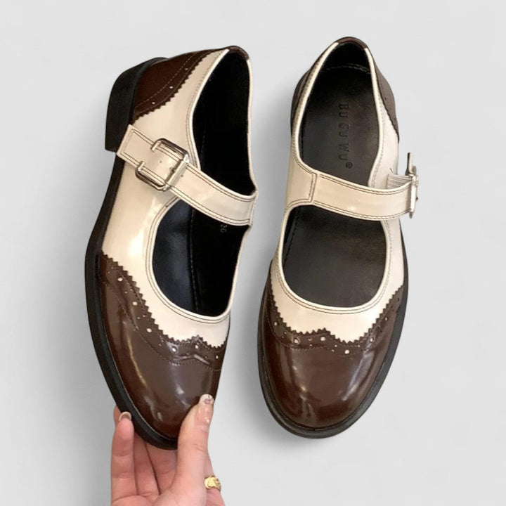 Auryzhel | Orthopedic Mary Jane Shoes Brown