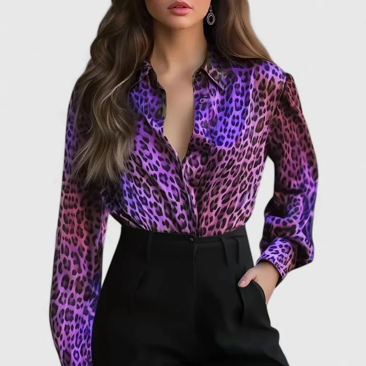 Lyzziane | Elegant Blouse Purple