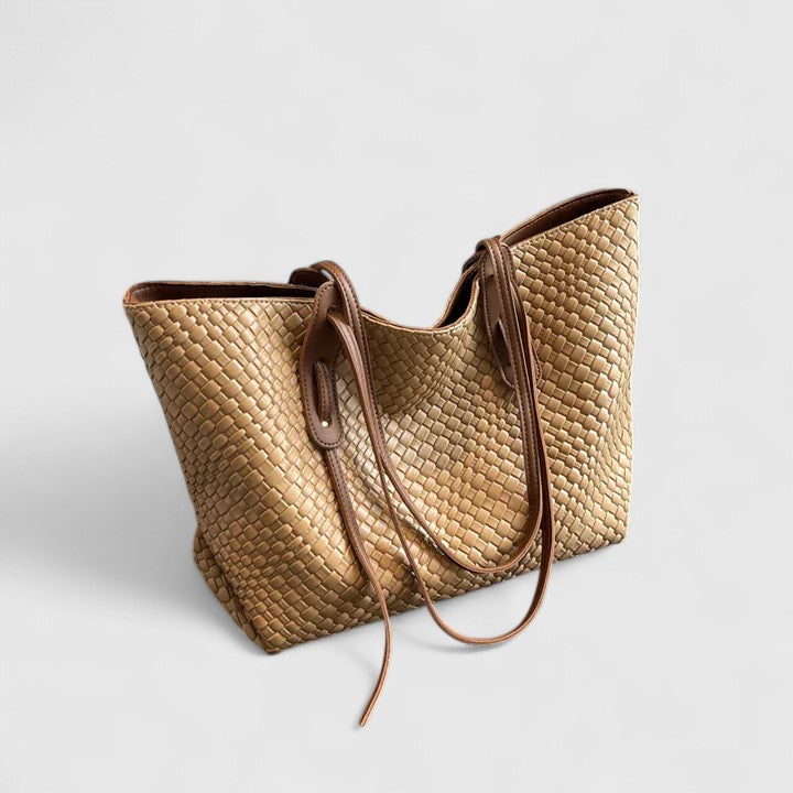 Sarenya | Elegant Tote Bag Khaki