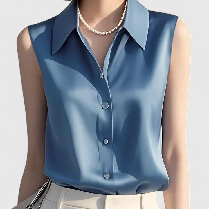 Lavinia | Sophisticated Blouse Blue