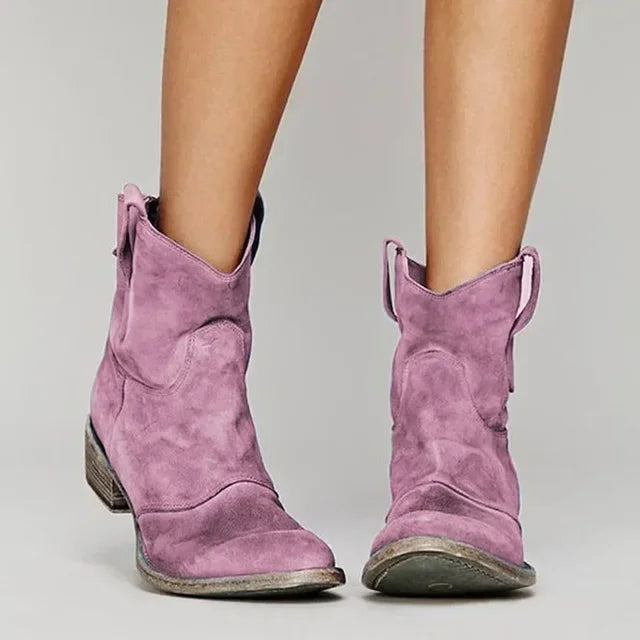 Camellia | Stylish Cowboy Boots Pink