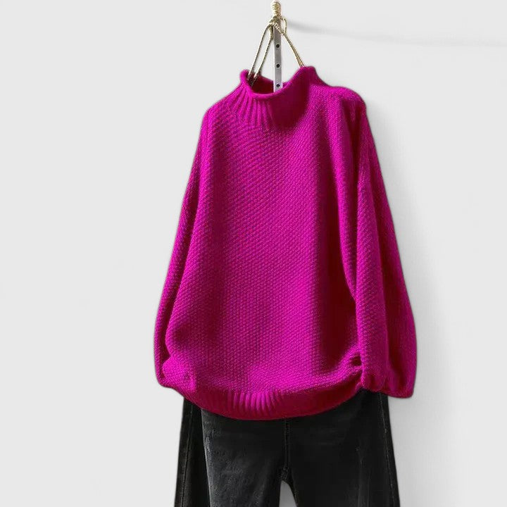 Suzi | Sophisticated Sweater Rose Red