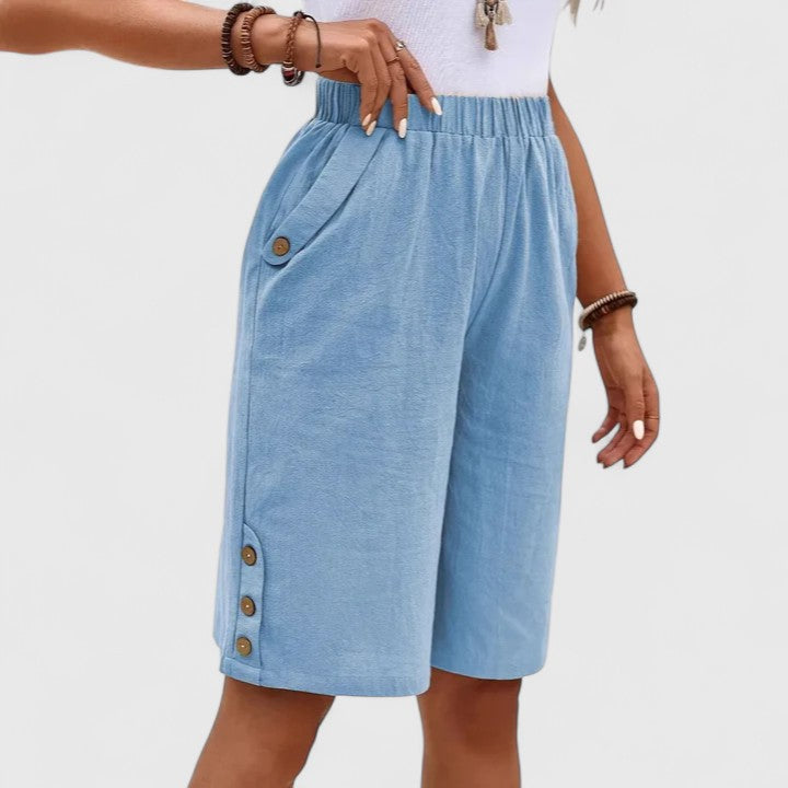 Denise | Comfortable Shorts Light Blue