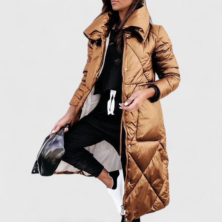 Priscilla | Elegant Coat Brown