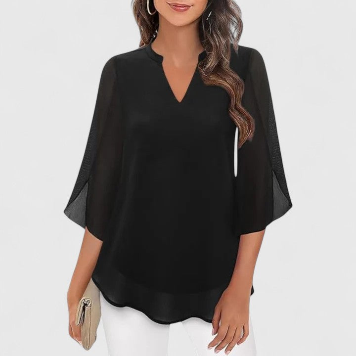 Ellie | Sophisticated Blouse Black