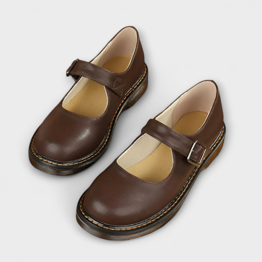 Rael | Orthopedic Mary Jane Shoes Brown