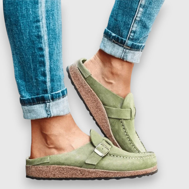 Faybia | Comfortable Sandals Green