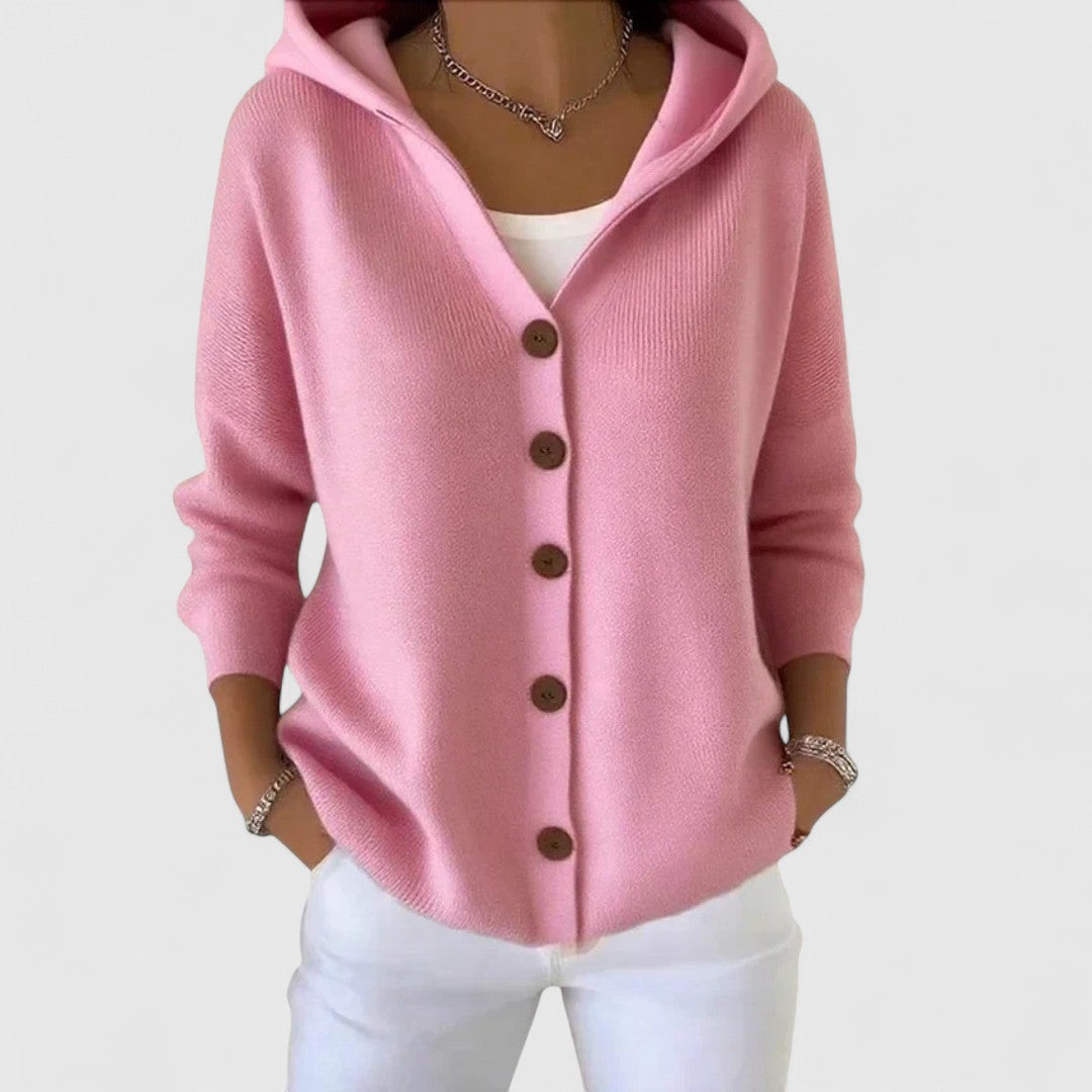 Rhezalynn | Elegant Cardigan Pink