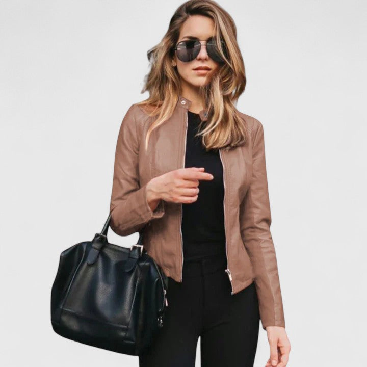 Fioralynn | Elegant Jacket Brown
