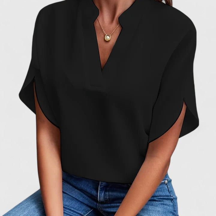 Klea | Elegant Blouse Black