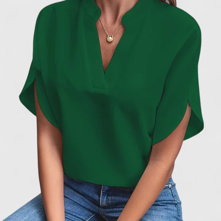 Klea | Elegant Blouse Green