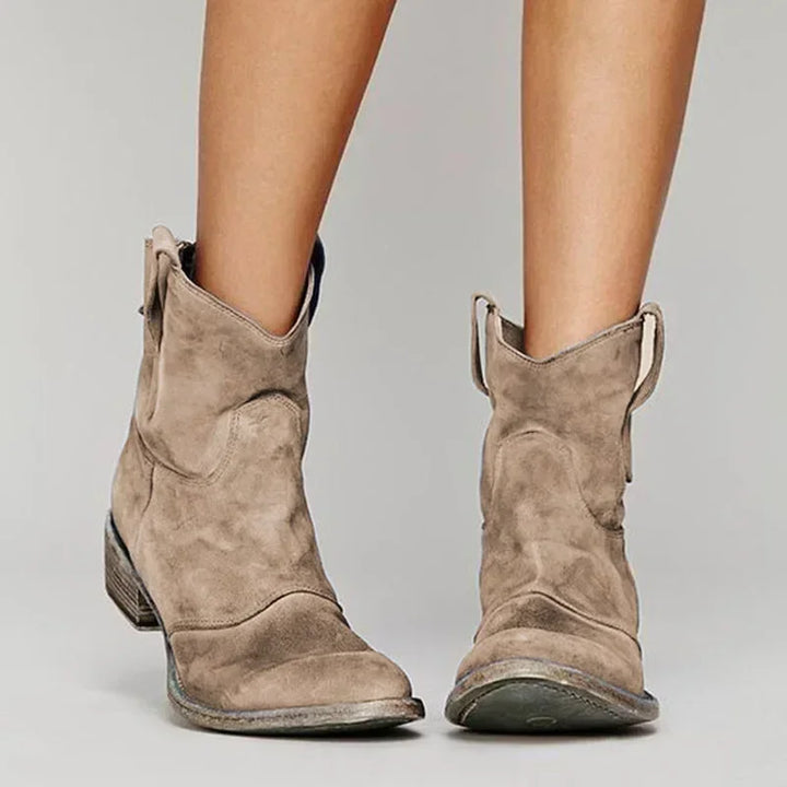 Camellia | Stylish Cowboy Boots Brown