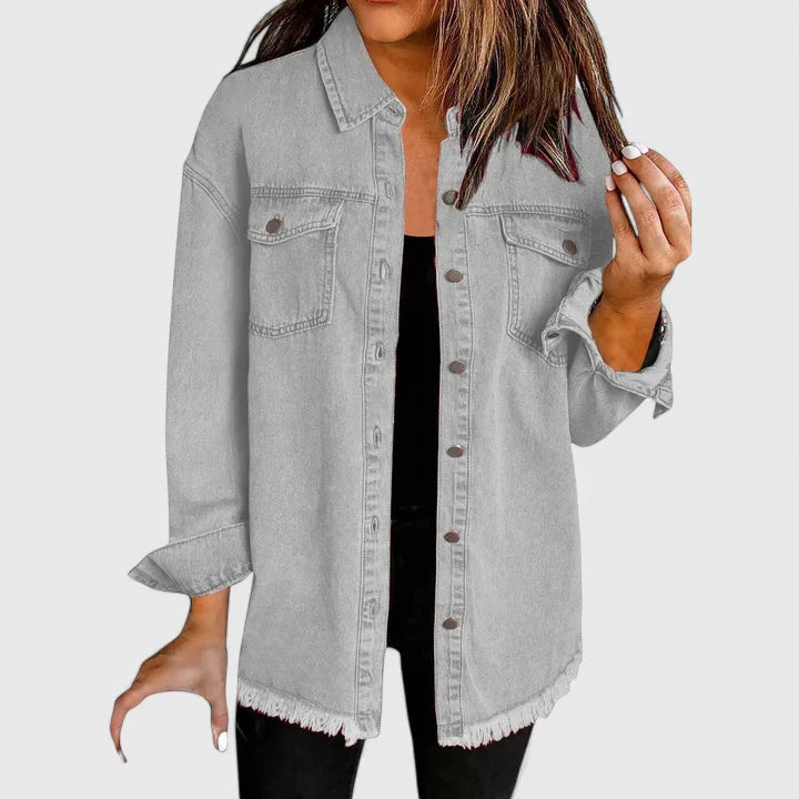 Novalyssa | Comfortable Jacket Gray