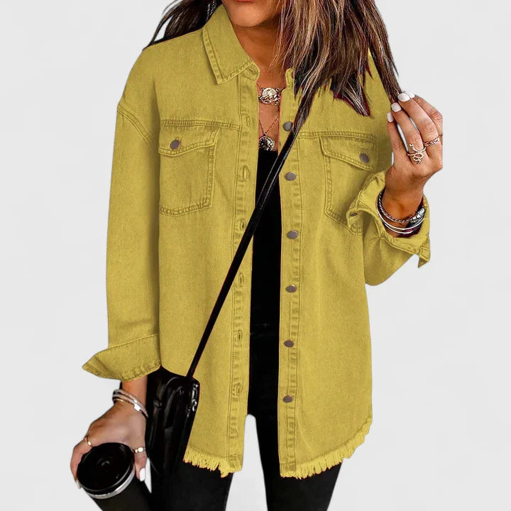 Novalyssa | Comfortable Jacket Yellow
