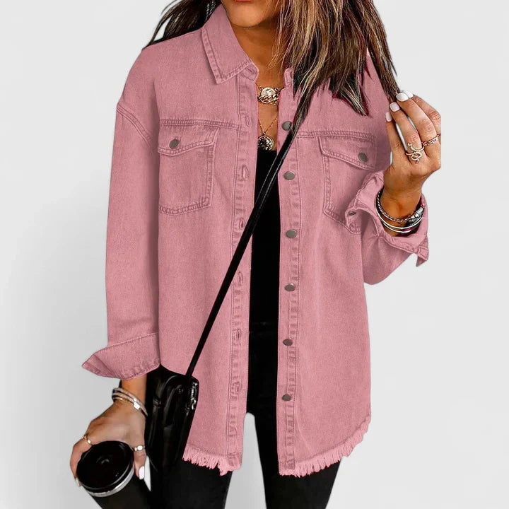 Novalyssa | Comfortable Jacket Pink