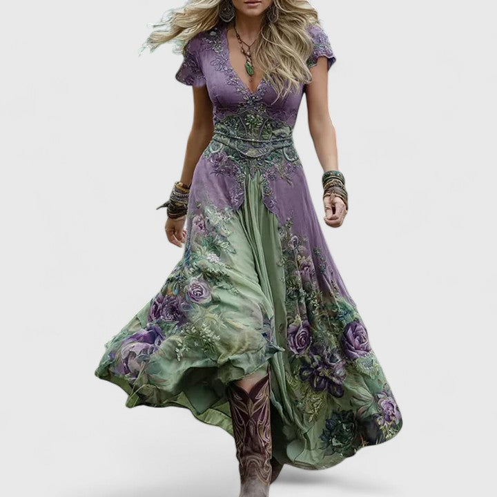 Laurenyssa | Sophisticated Dress Purple