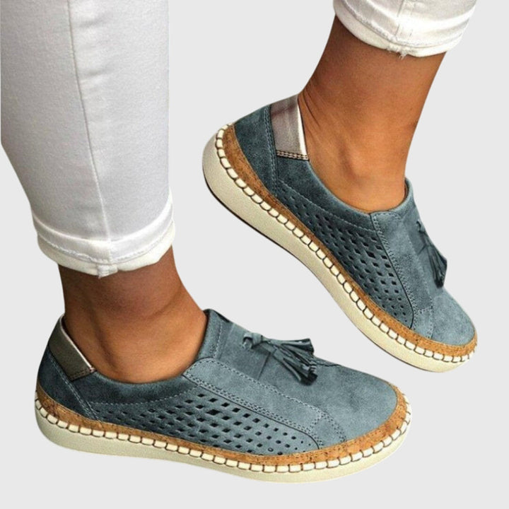 Mia | Orthopedic Slip-Ons Blue