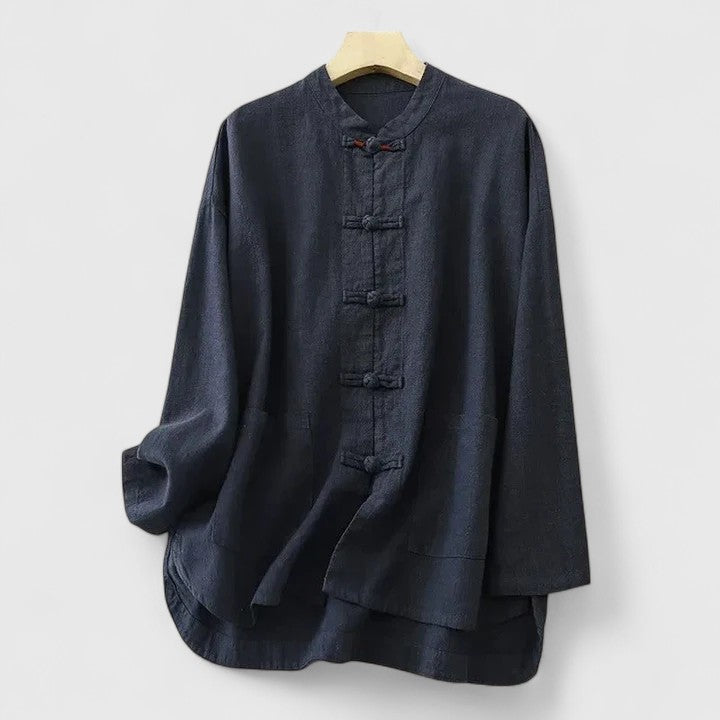 Cassiopeia | Comfortable Shirt Navy Blue