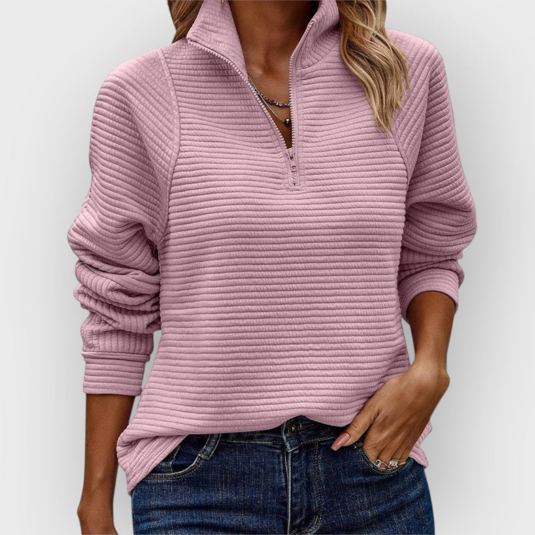 Chrystah | Comfortable Sweater Light Pink