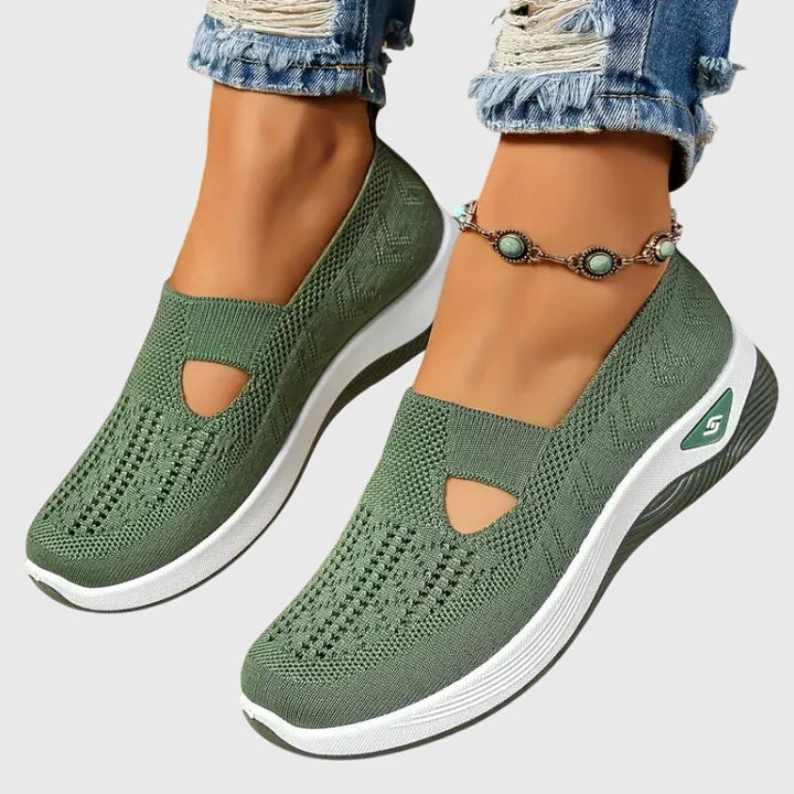 Olivia | Orthopedic Walking Shoes Green
