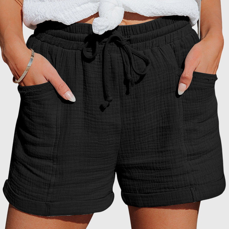 Maya | Elegant Women's Shorts Black
