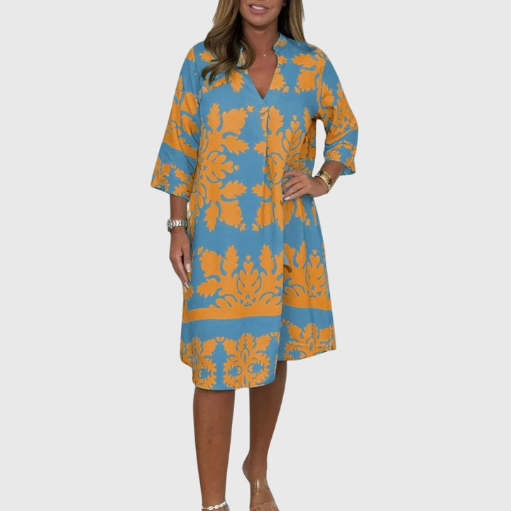 Daisy | Elegant Spring Dress Orange