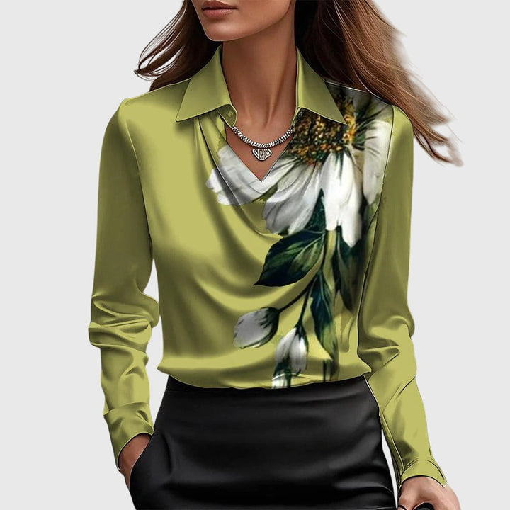 Brooklyn™ | Elegant Blouse Green