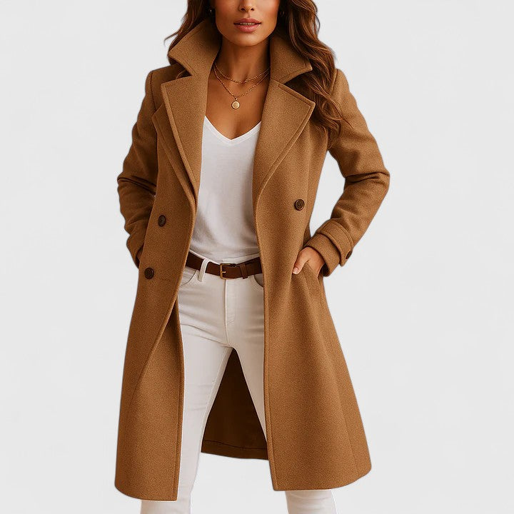 Rheya | Elegant Coat Camel
