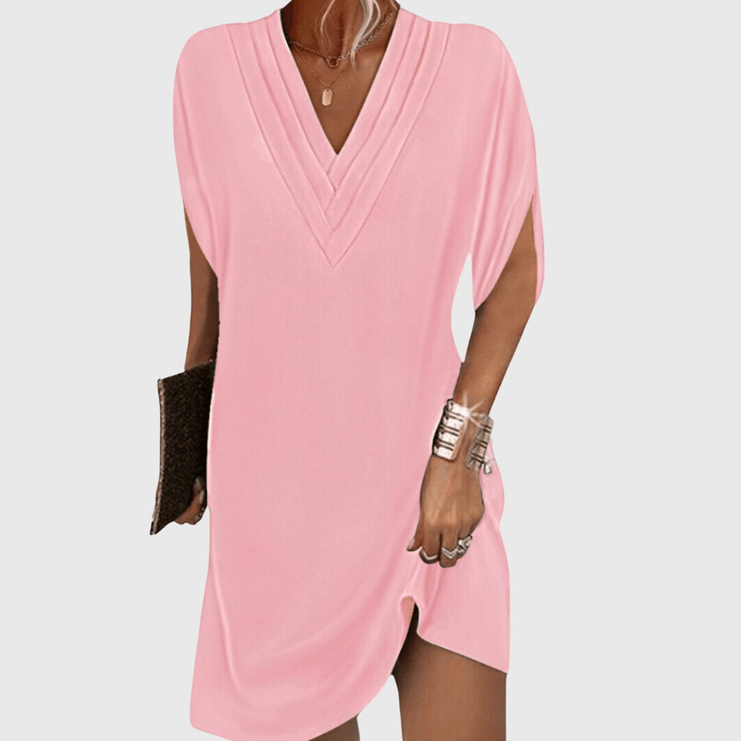Anita | Elegant Tummy-Hiding Dress Pink