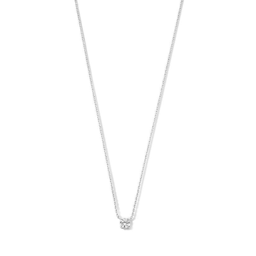 Ysavienna | Moissanite Stone Necklace 14k Gold White Gold