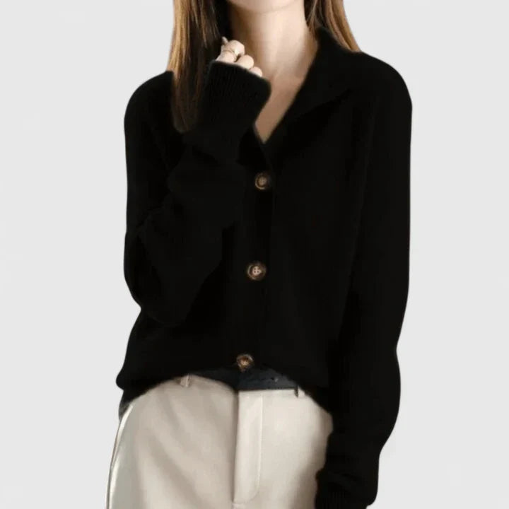 Camaryllis | Elegant Cardigan Black