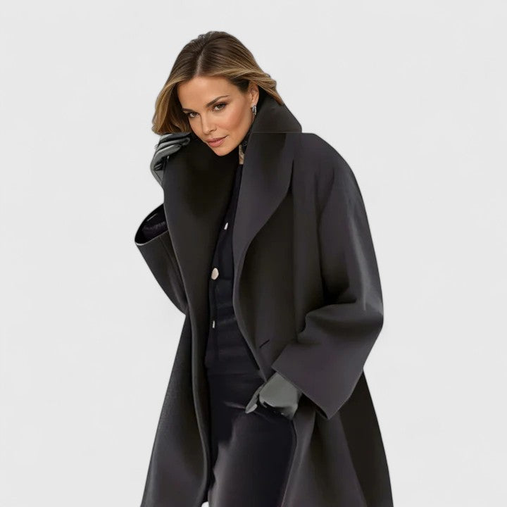 Oravienne | Elegant Coat Black