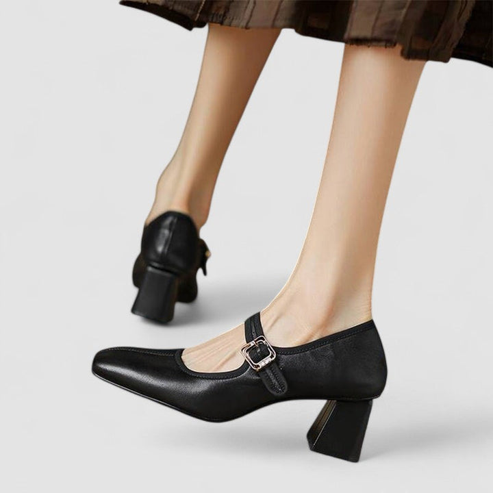 Hyreanne | Orthopedic Mary Jane Shoes Black