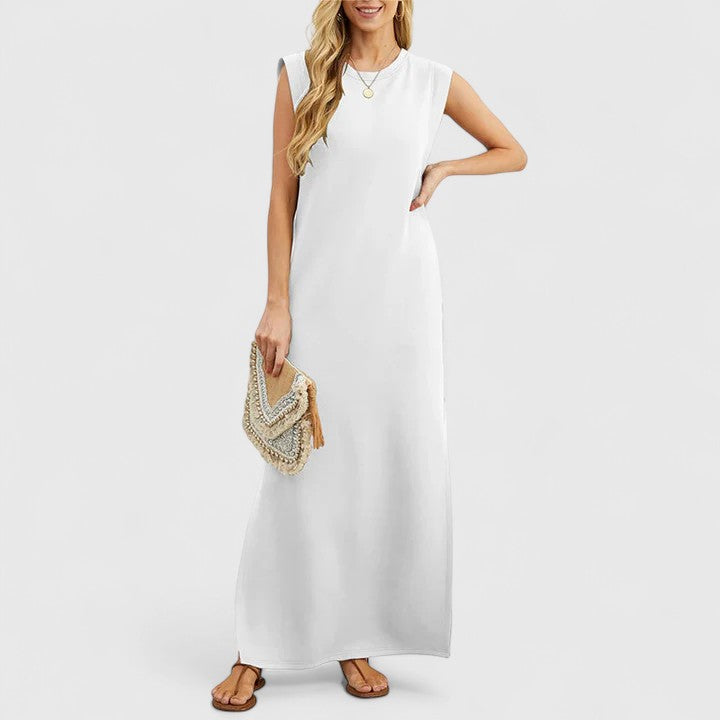 Marian | Elegant Maxi Dress White