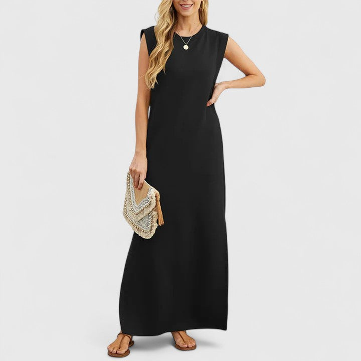 Marian | Elegant Maxi Dress Black