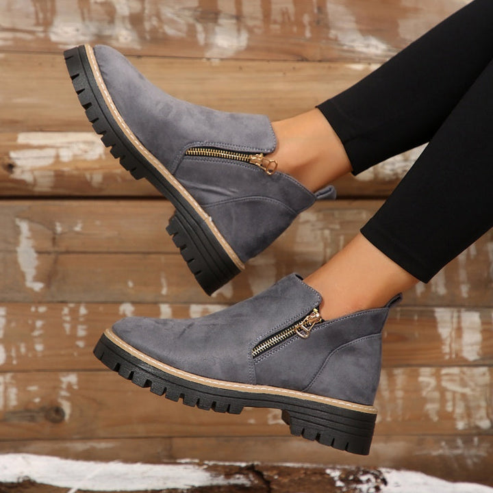 Liora | Sophisticated Boots Gray