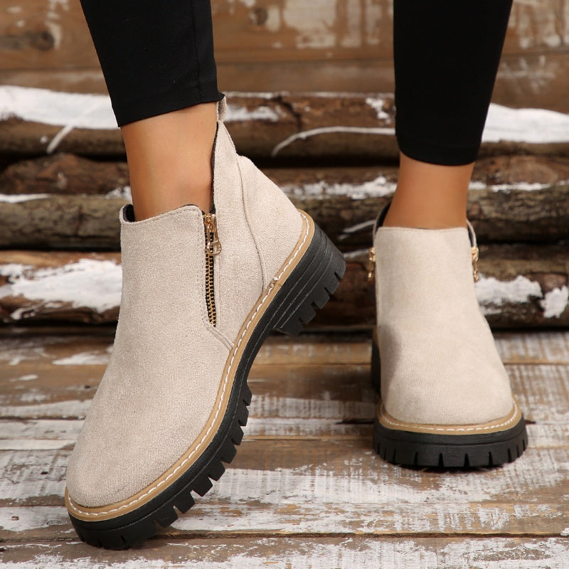 Liora | Sophisticated Boots Beige