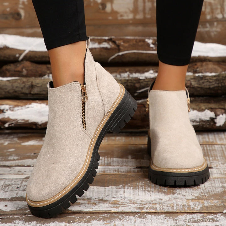 Liora | Sophisticated Boots Beige