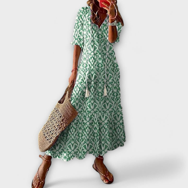 Savannah | Elegant Maxi Dress Green